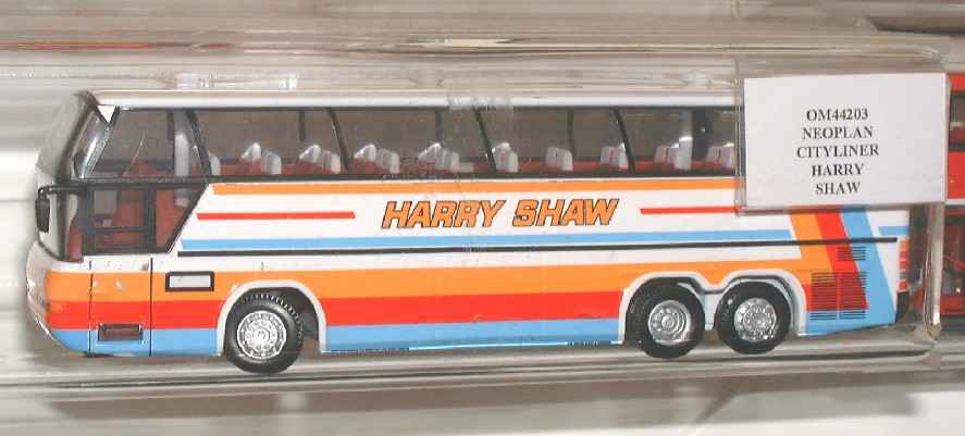 Corgi 1/76 Scale Bus OM44203 - Neoplan Cityliner - Harry Shaw 7625939026964